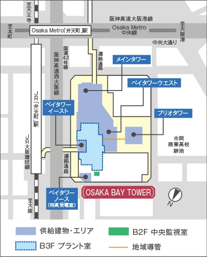 熱供給エリアマップ