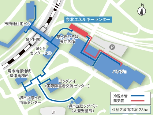 熱供給エリアマップ
